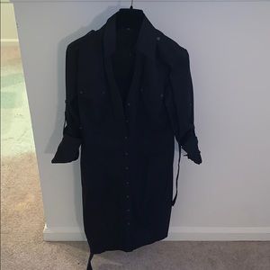 Express tie waist dress